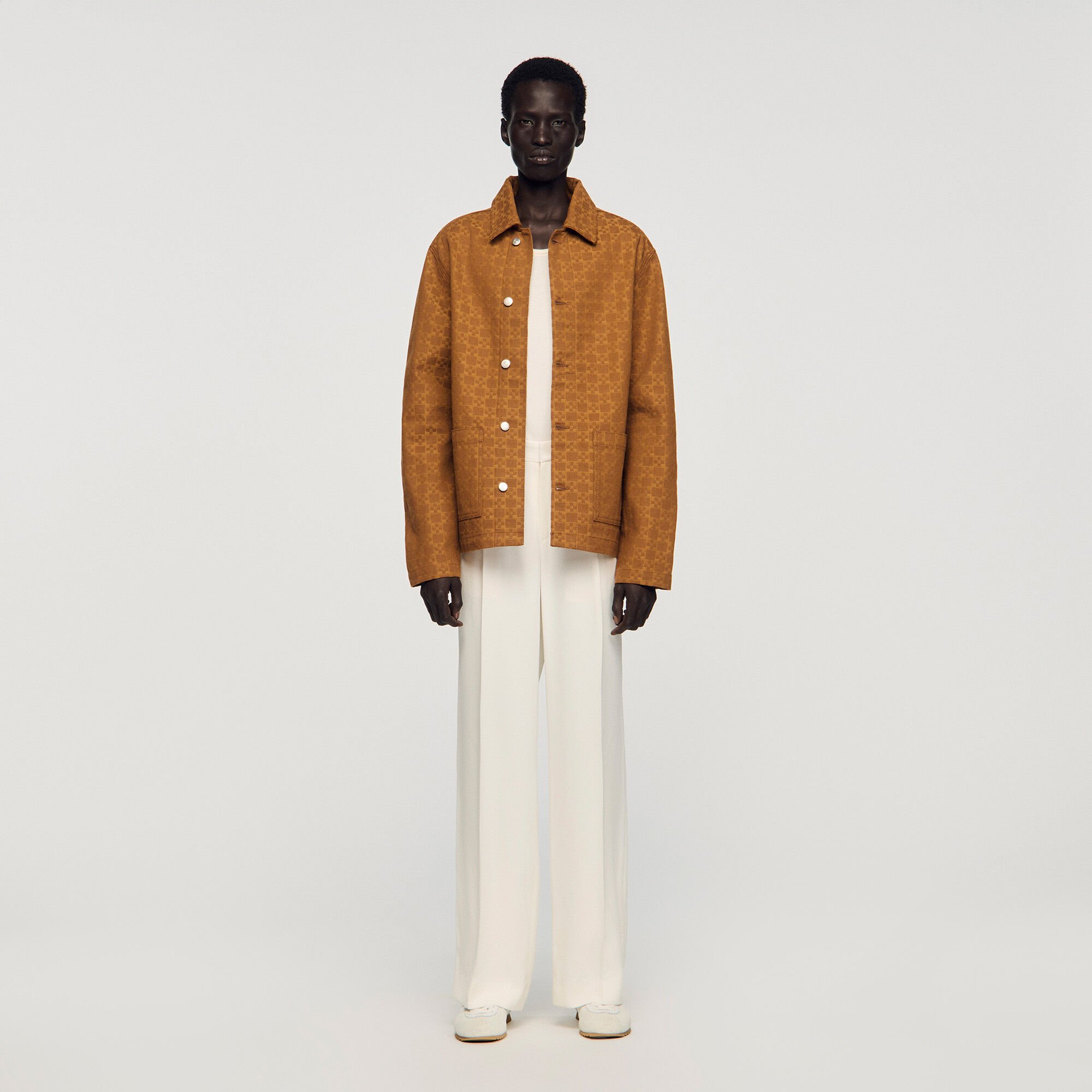 Square Cross denim jacket