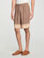 Patterned floaty Bermuda shorts