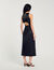 Pleated maxi dress