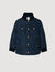 Puffer jacket with teddy collar