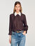 Floaty tie print shirt