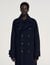 Double-breasted wool coat