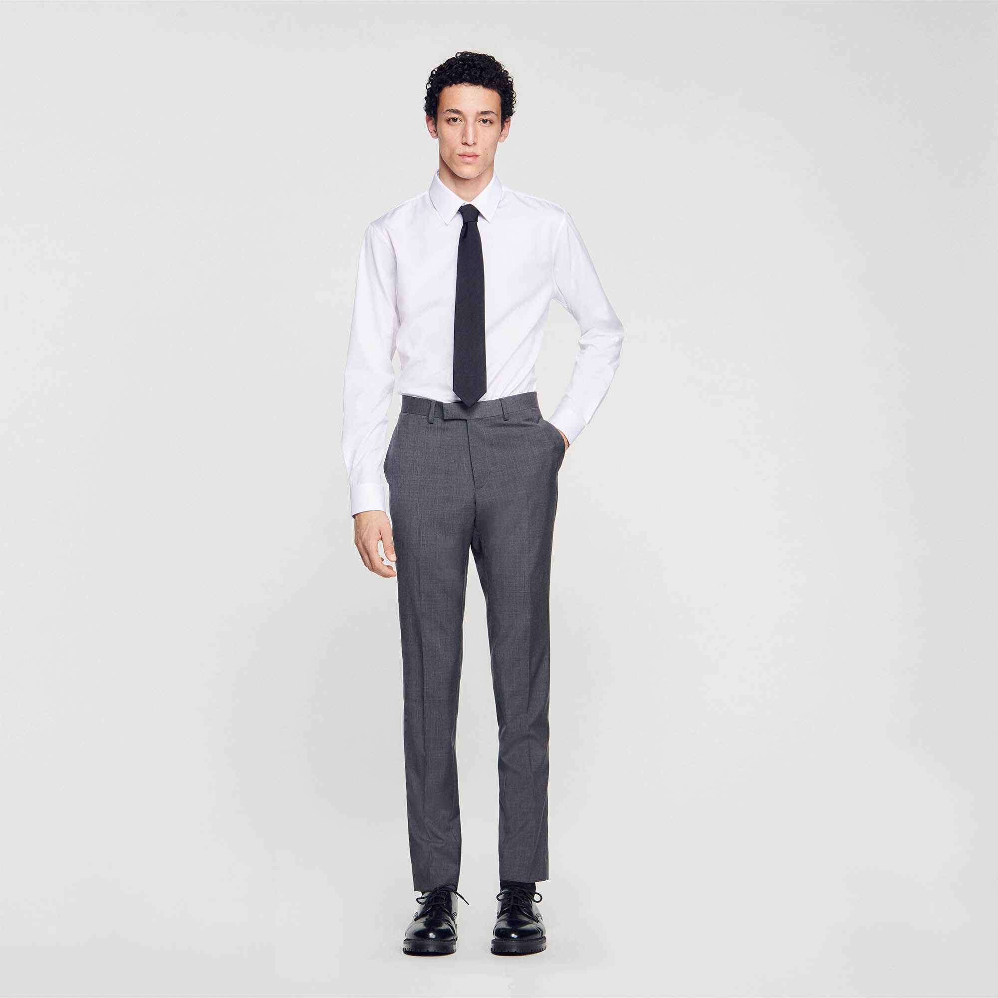 Pure wool partridge eye suit trousers | GutteridgeEU | Men's Special Prices