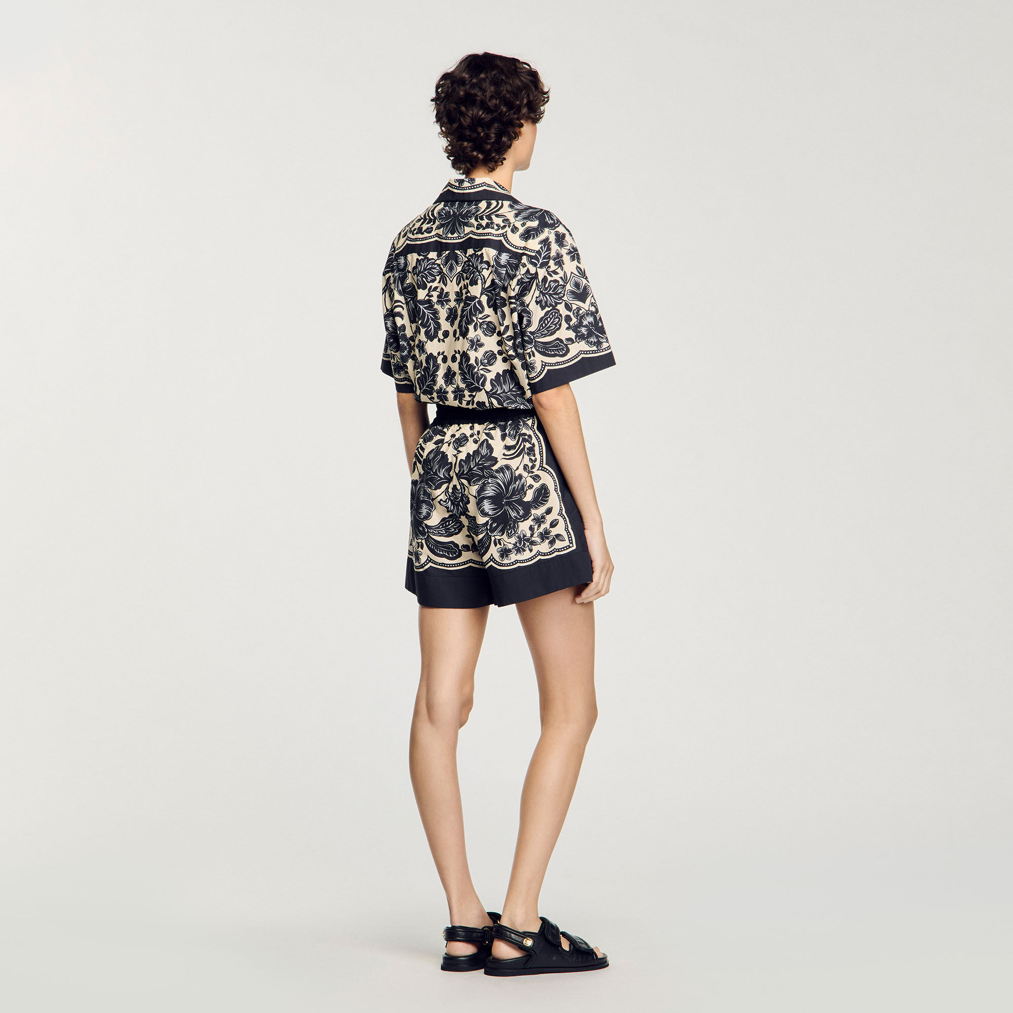 Floral print shorts