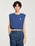 Short draped T-shirt