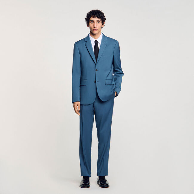 Wool suit jacket