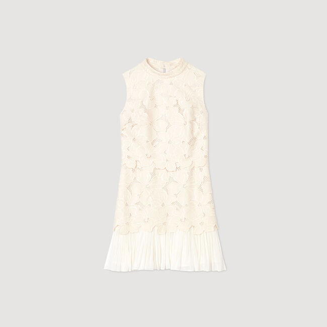 Short guipure dress