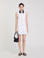Short dress with contrasting collar