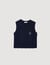 Sleeveless knit jumper