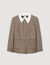 Houndstooth suit jacket