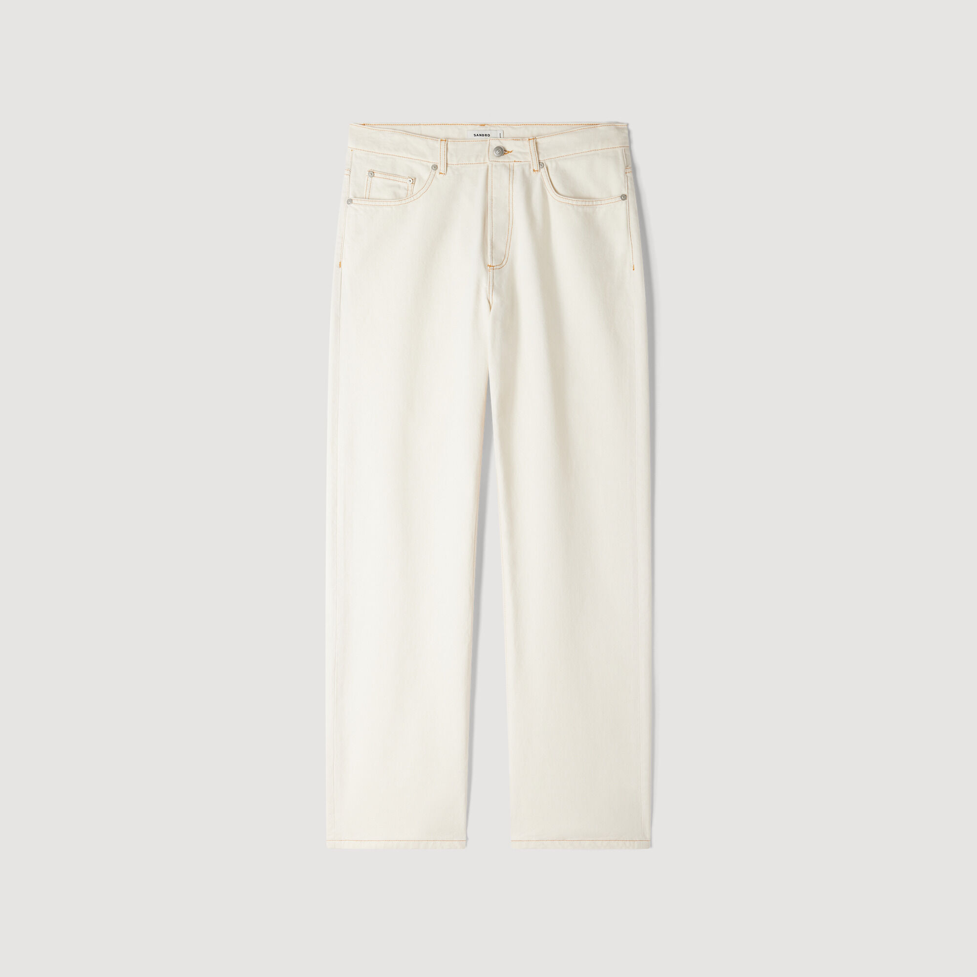 Baggy contrast jeans