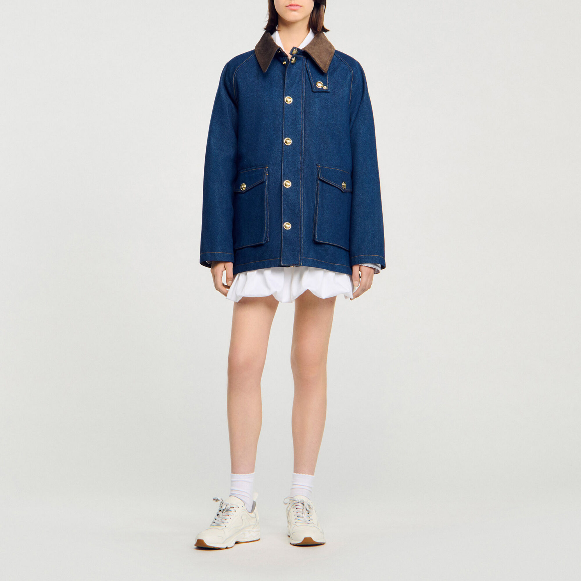 Denim workwear jacket - Women | Sandro