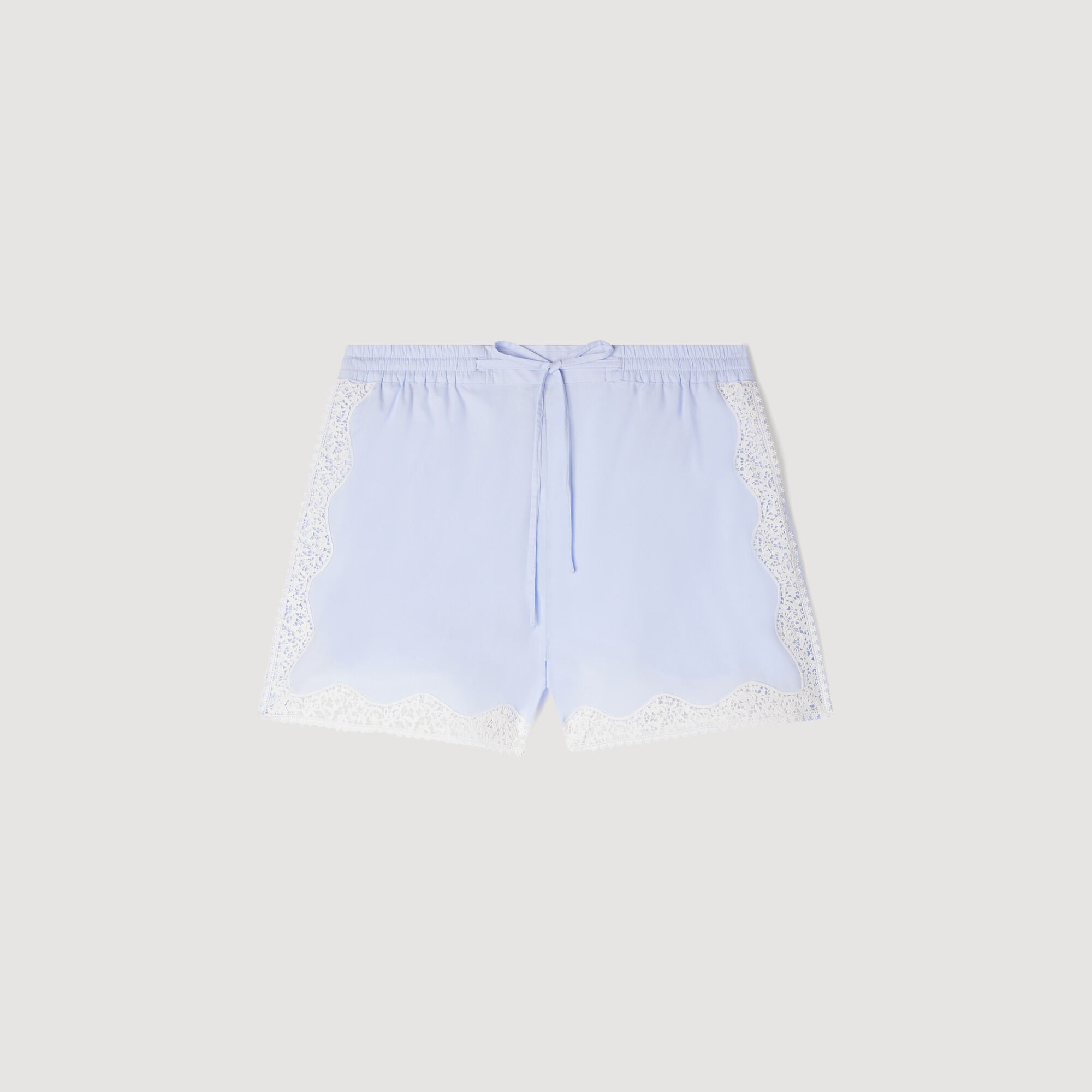 Lace detail shorts