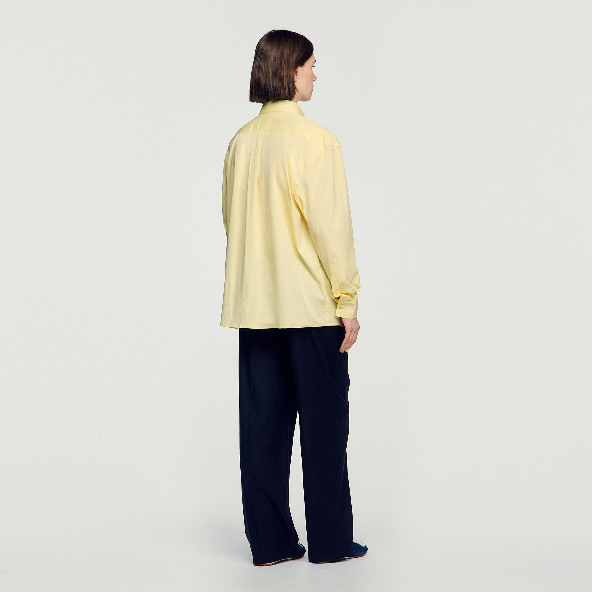 Oversized cotton shirt - Mixte | Sandro