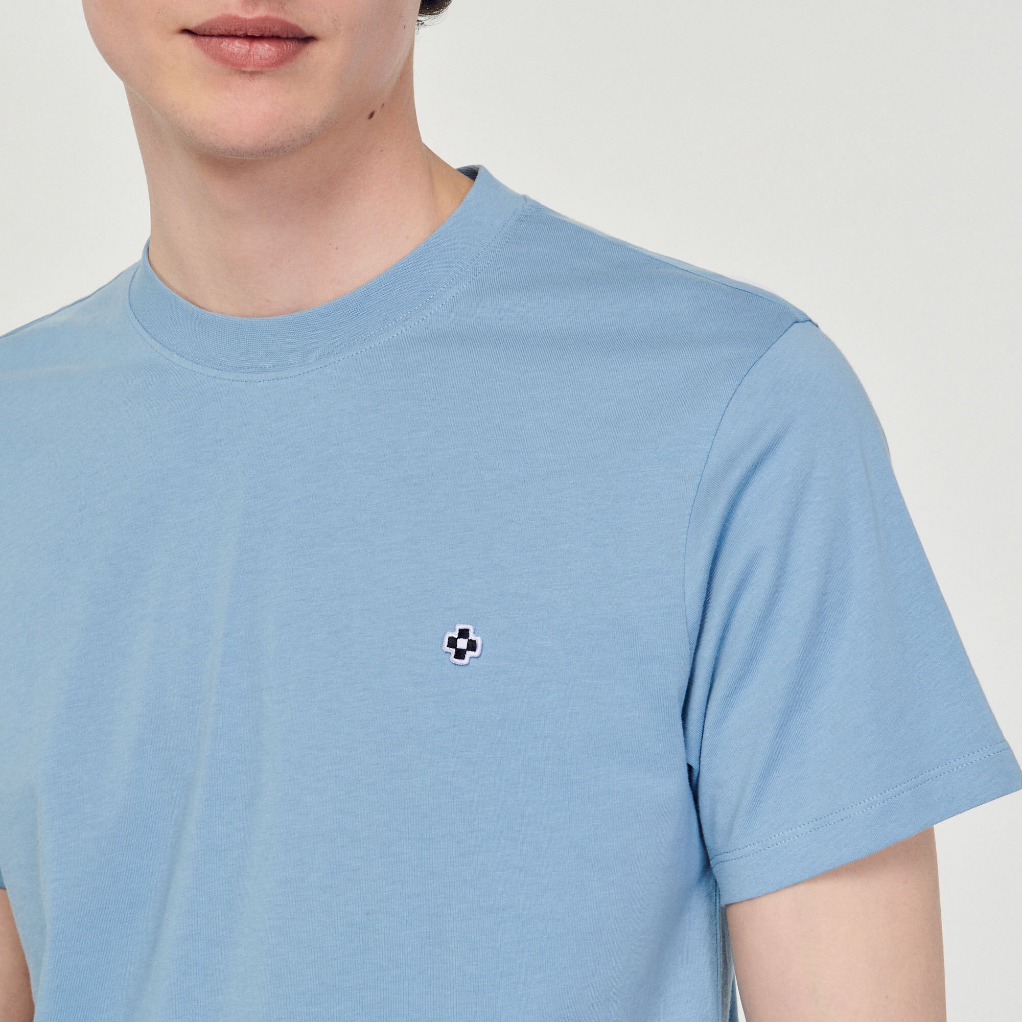 T-shirt with Square Cross patch