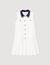 Short dress with contrasting collar