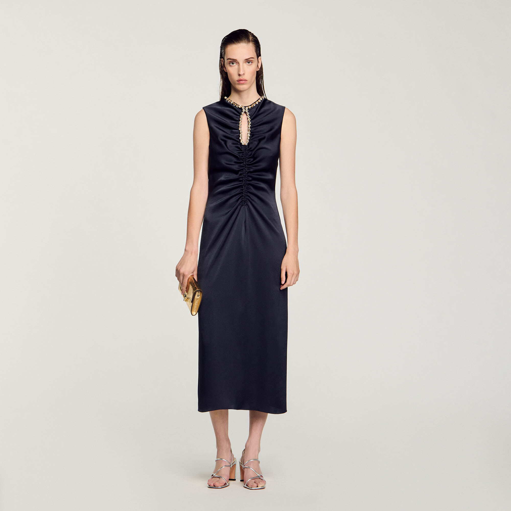 Midi dresses for women Sandro Paris