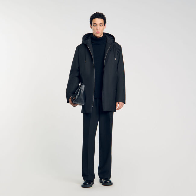 Hooded padded parka - Men | Sandro