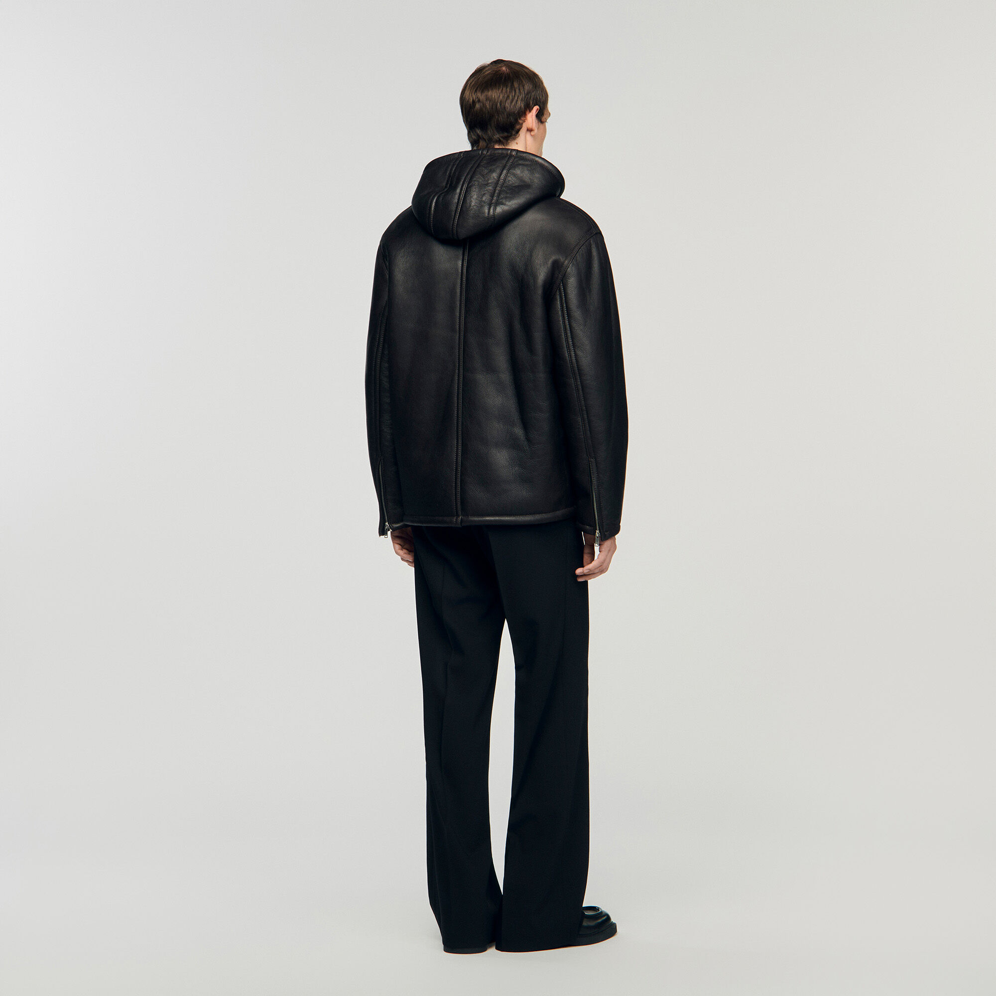 Shearling leather jacket