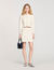 Short rib-knit skirt