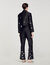 Satin-look sequin trousers