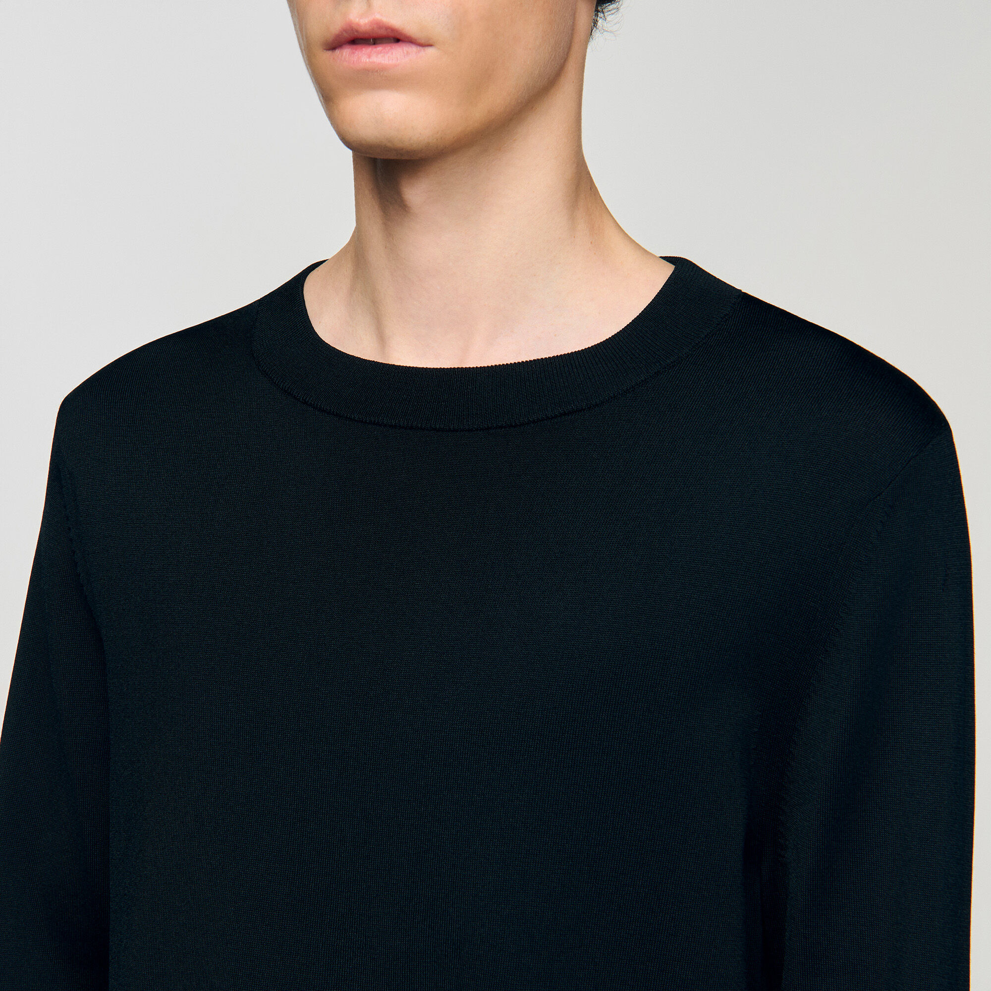 Fine knit jumper