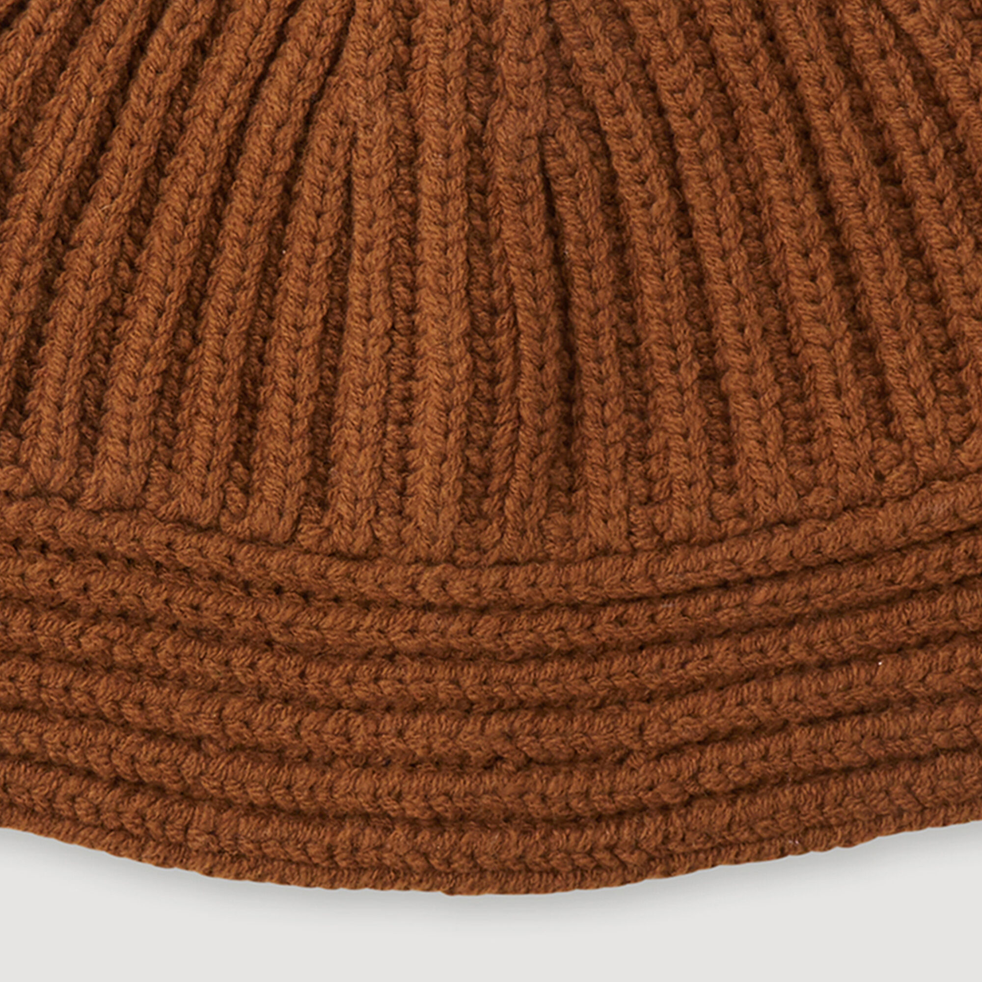 Knit bucket hat