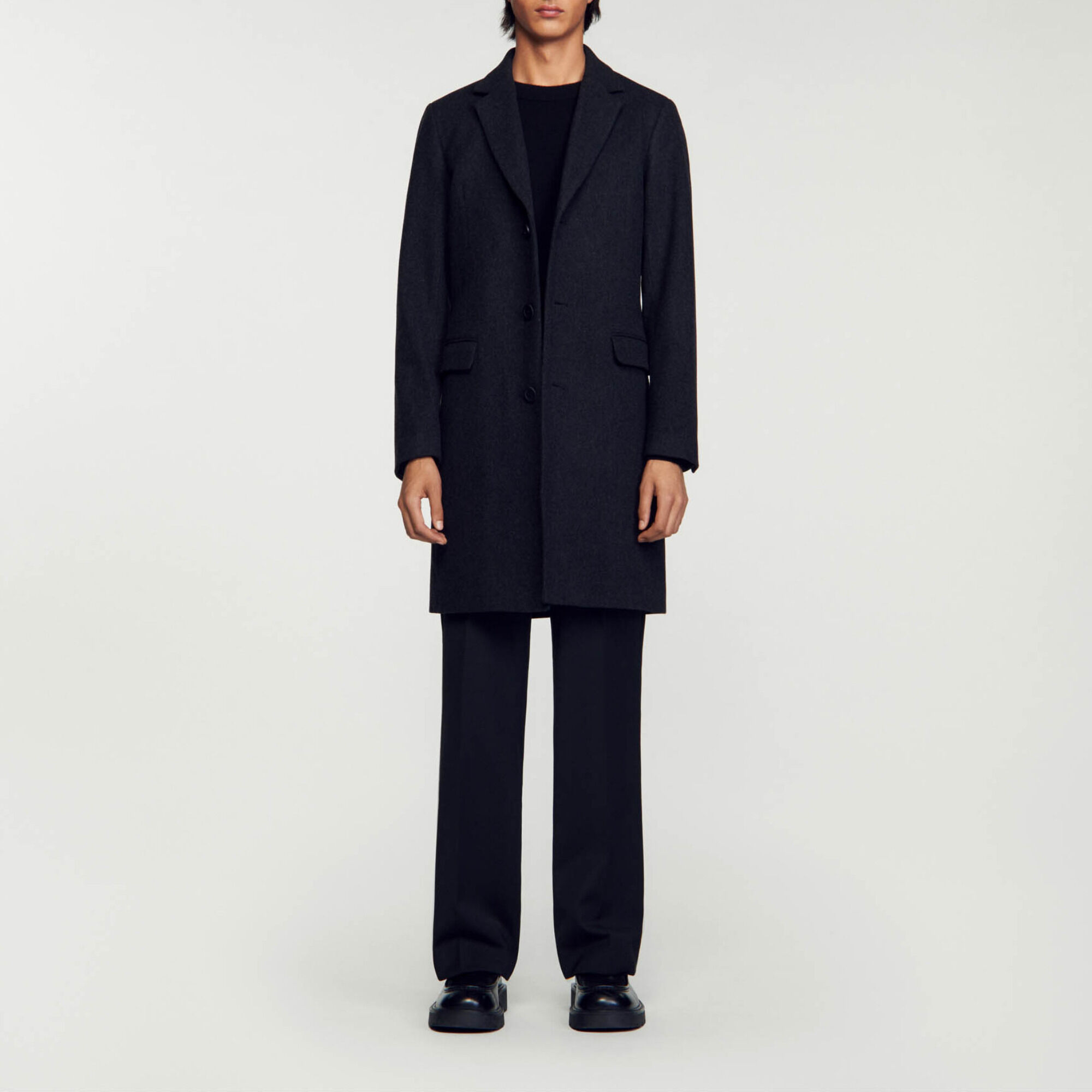 Broadcloth wool coat