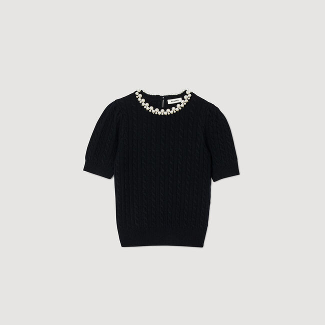 Cable knit jumper - Women | Sandro