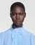 Silk shirt with gathered collar - Women | Sandro