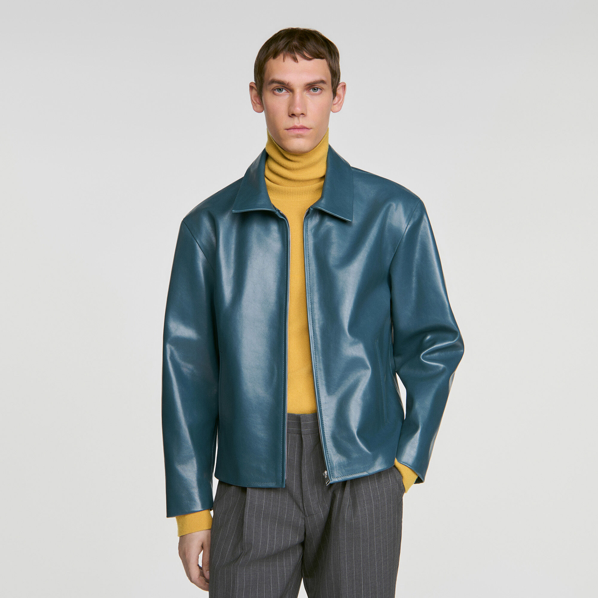Leather jacket - Men | Sandro