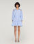 Short striped cotton dress