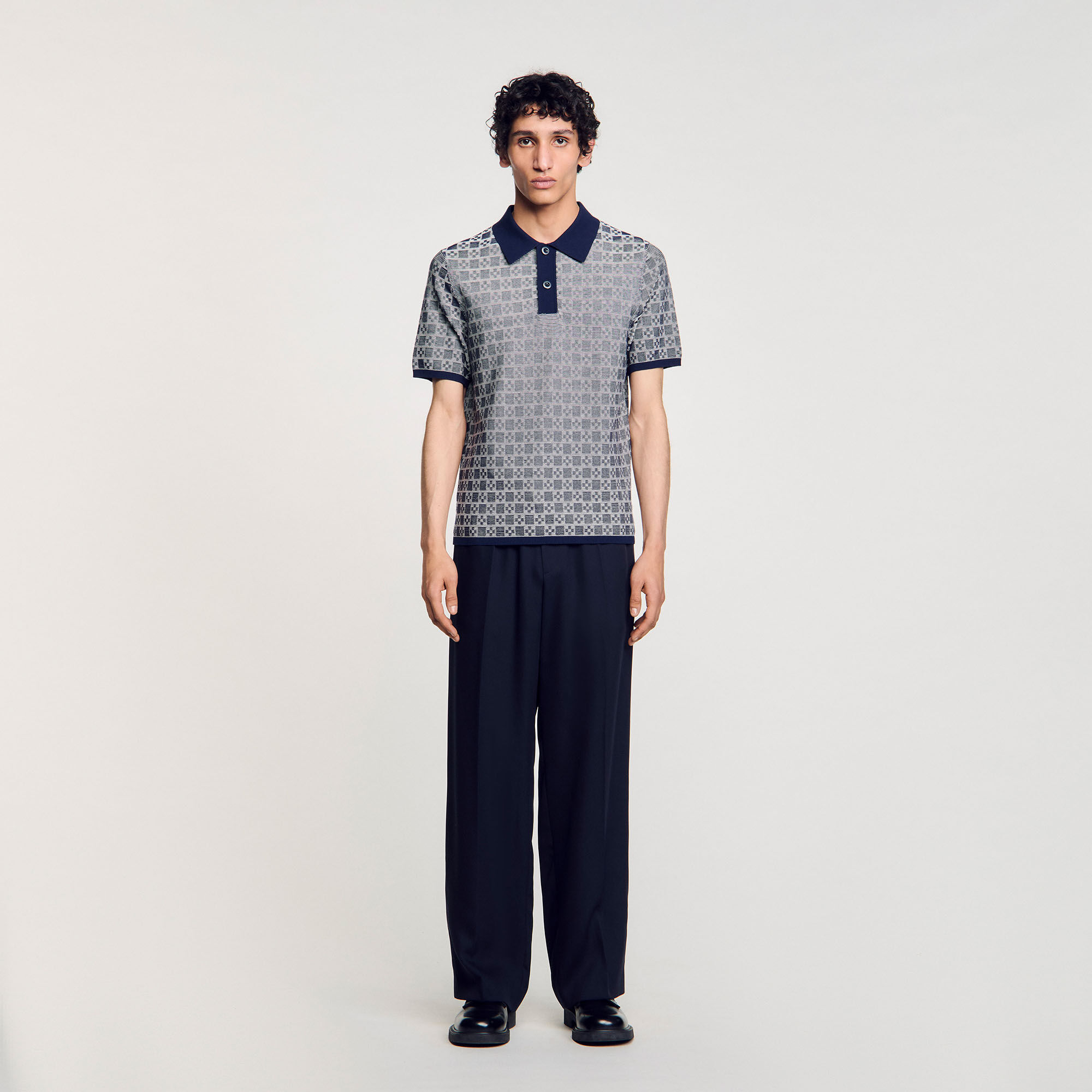 Square Cross polo shirt