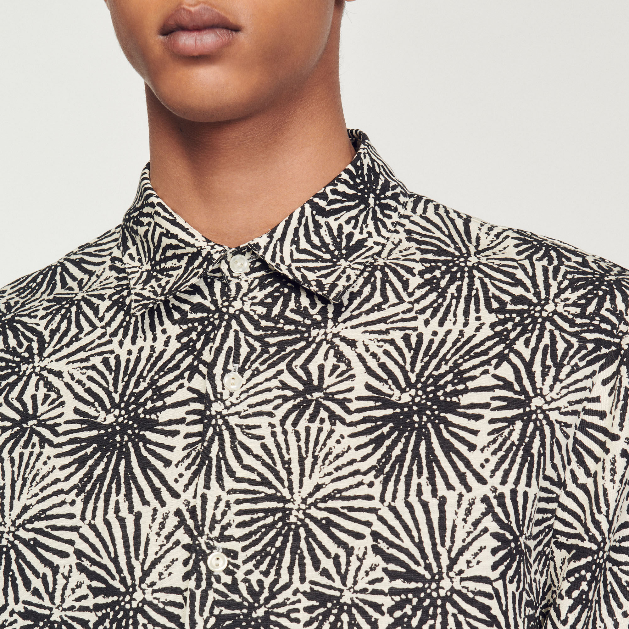 Oversized printed shirt