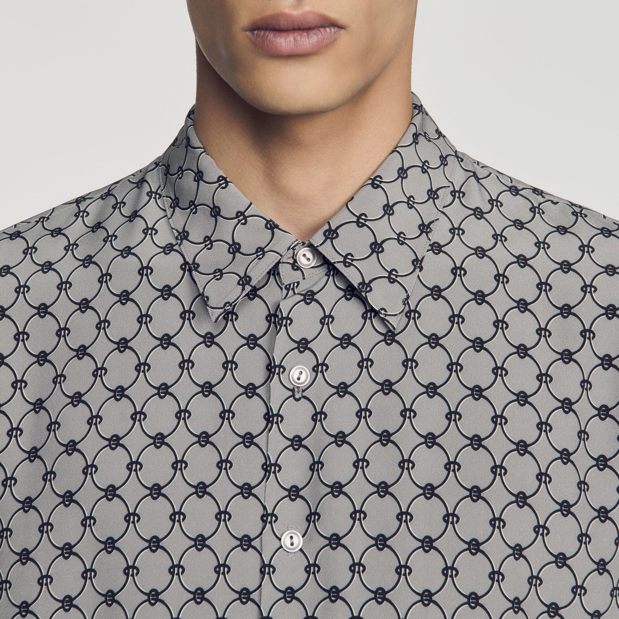Chain print shirt