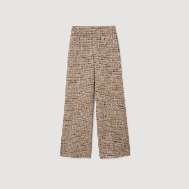 Decorative tweed trousers