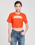 Crop top with cutaway design