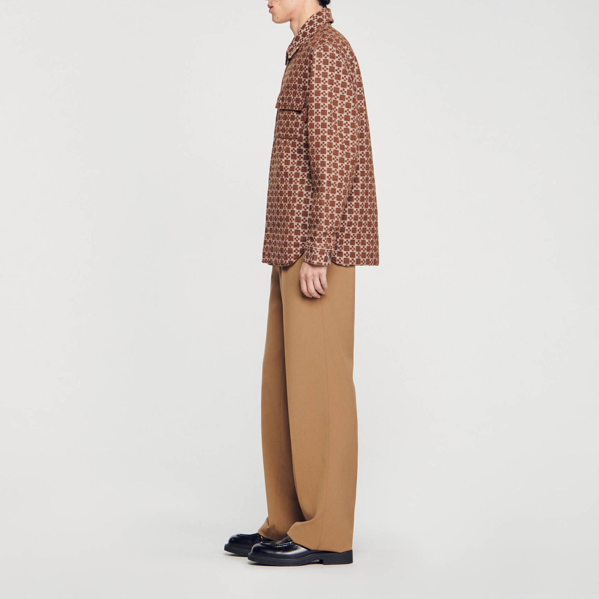 Square Cross overshirt