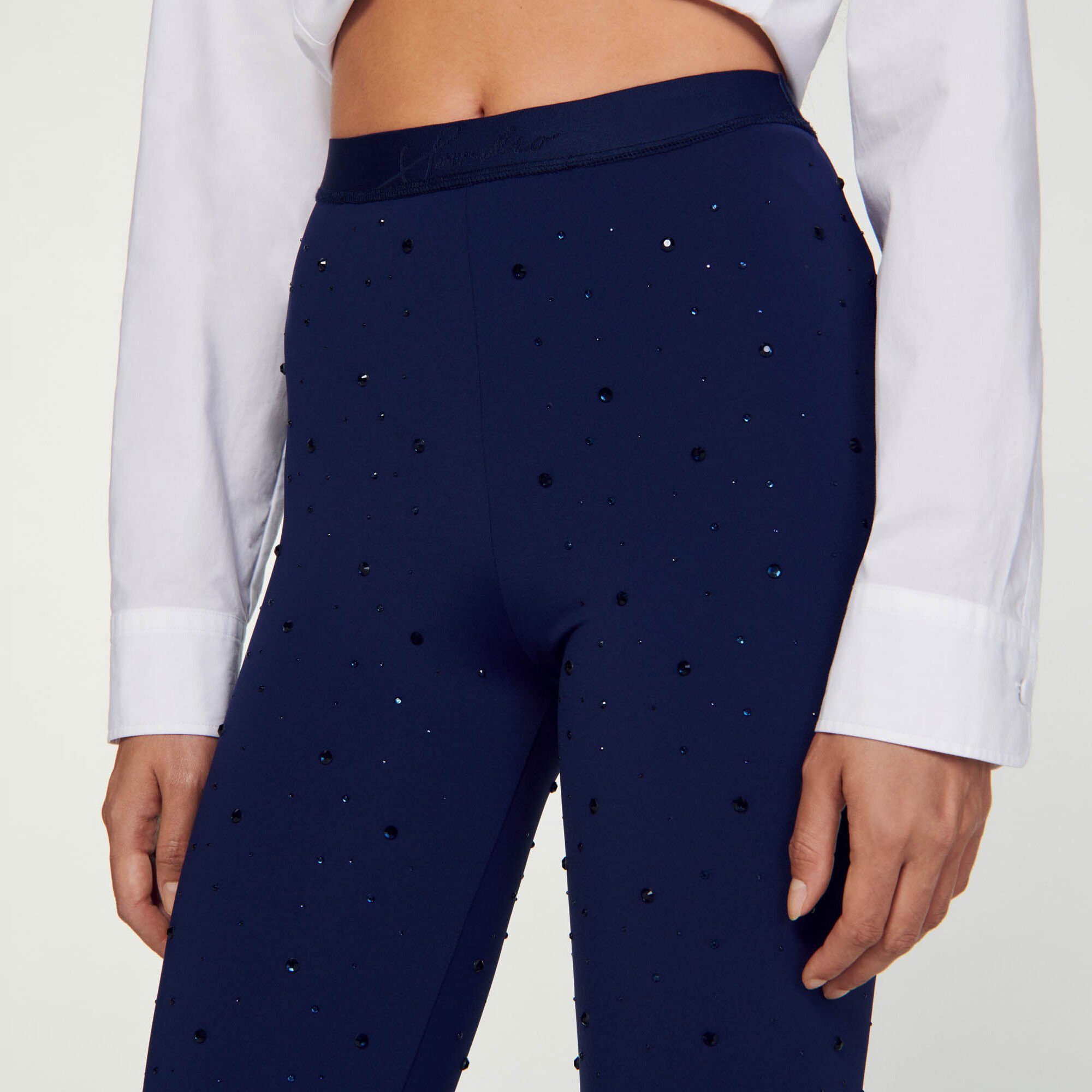 Rhinestone leggings