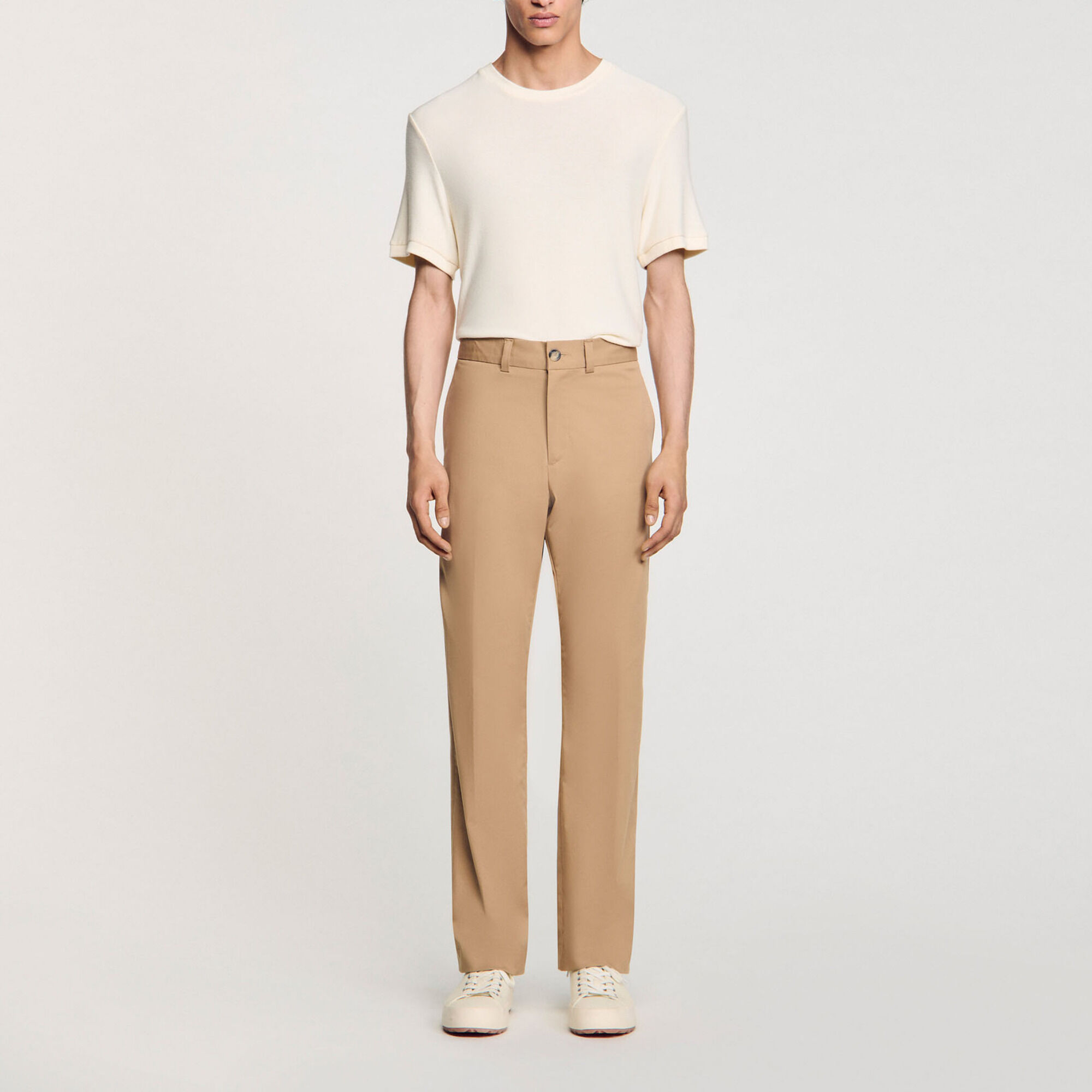 Straight-leg chinos