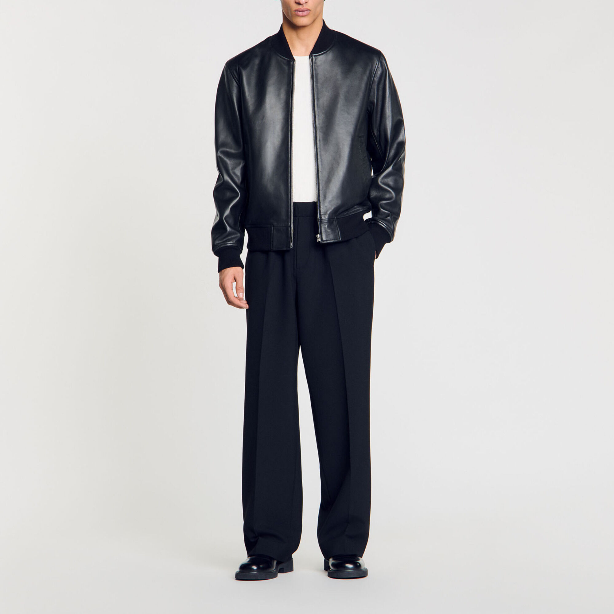 Leather jacket - Men | Sandro