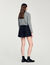 Pleated skort
