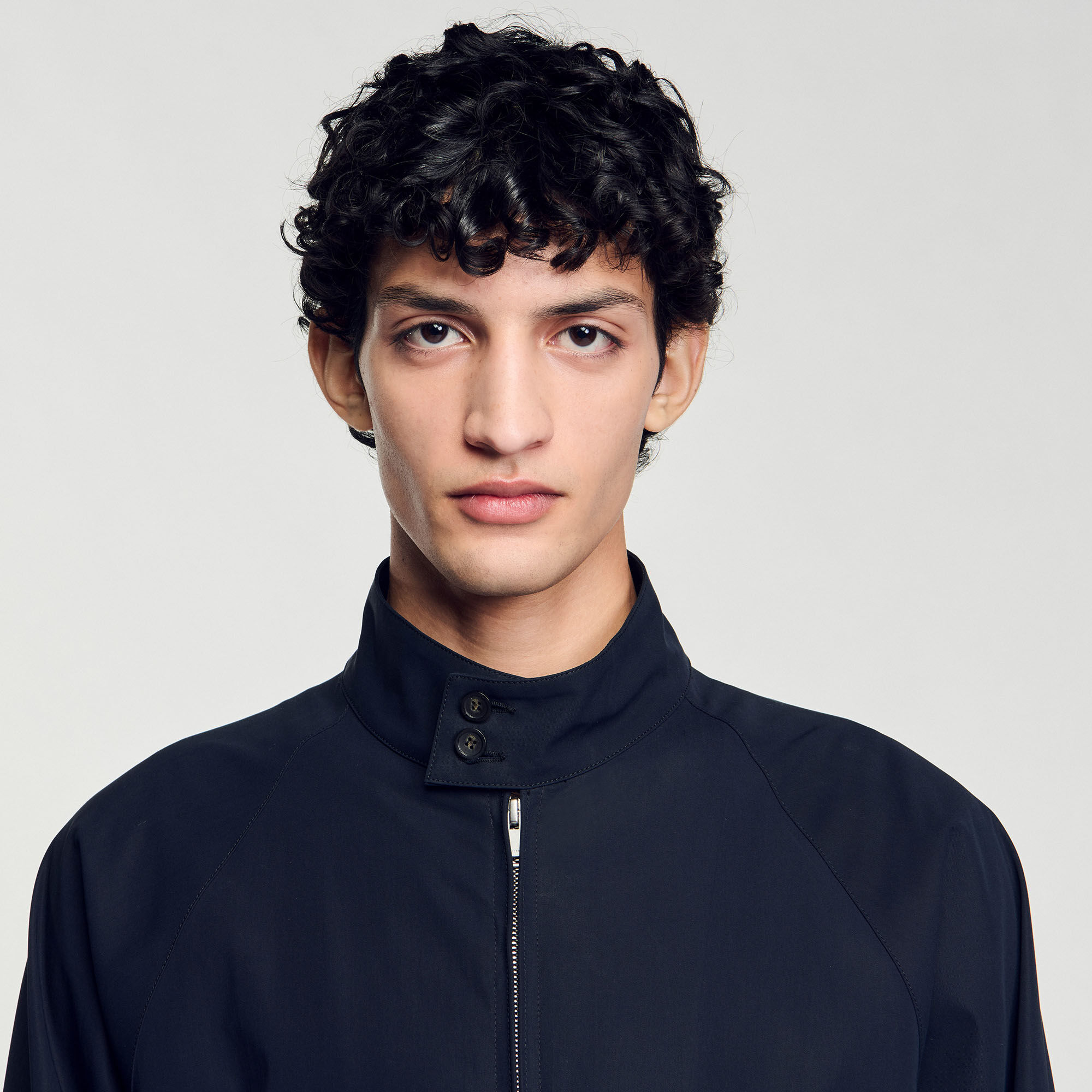 High-neck jacket