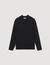 Rib knit crew neck jumper