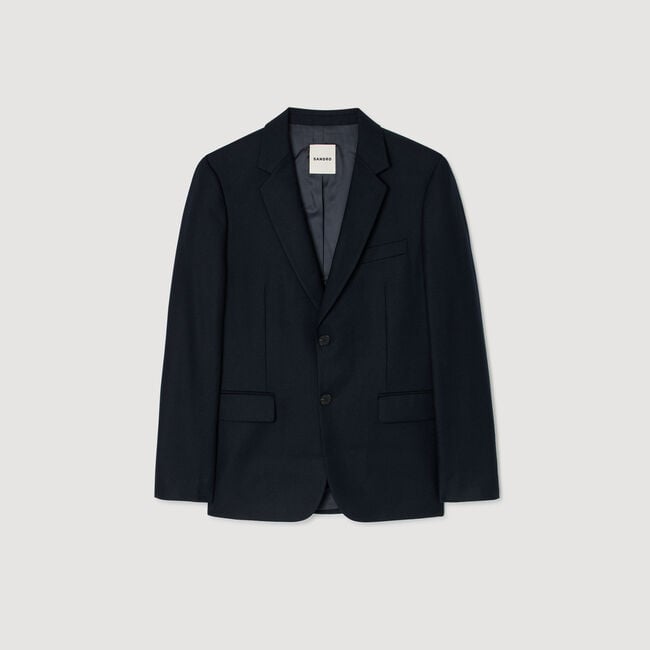 Virgin wool suit jacket