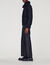 Shearling collar aviator jacket