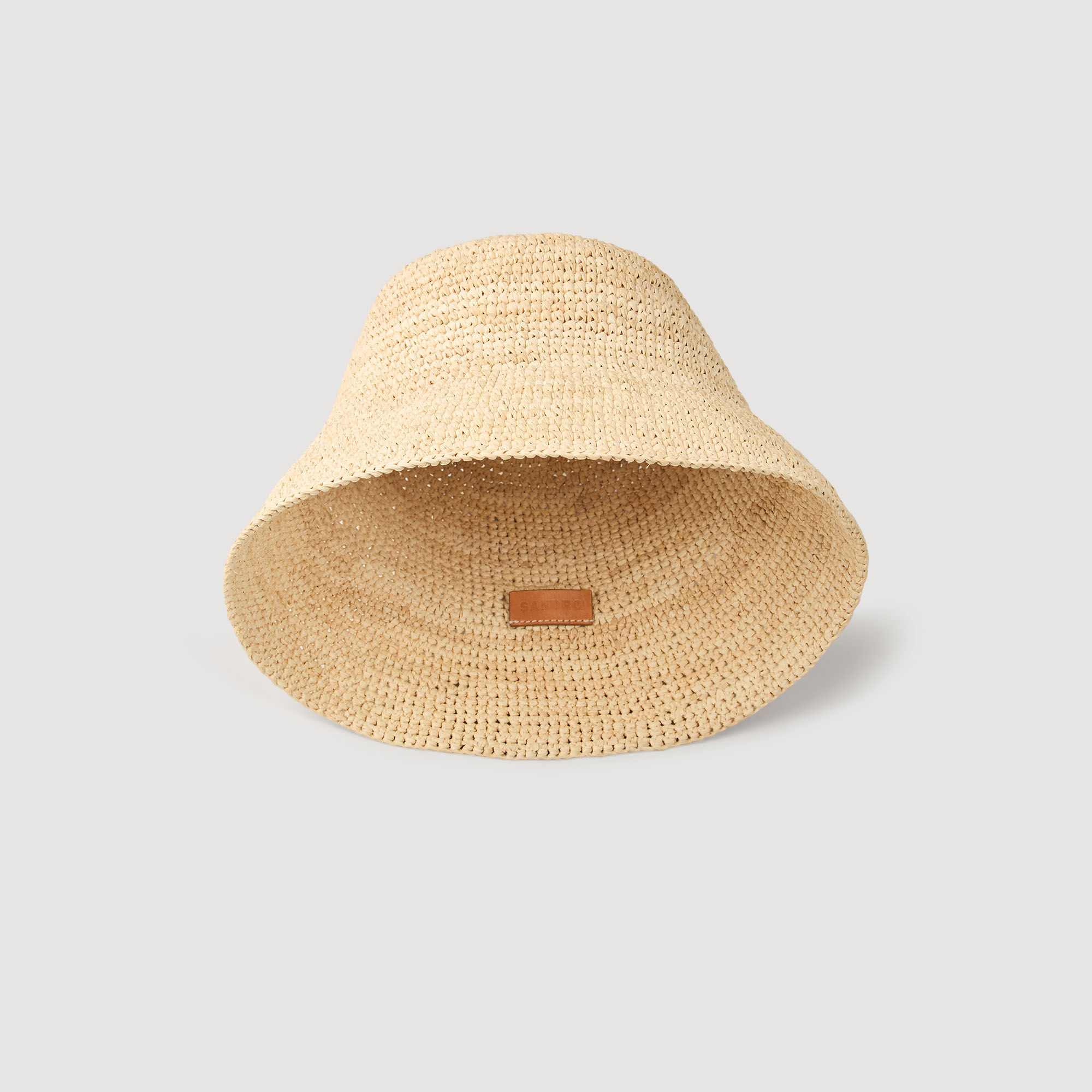 Raffia bucket hat