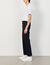 Cotton carrot-fit trousers