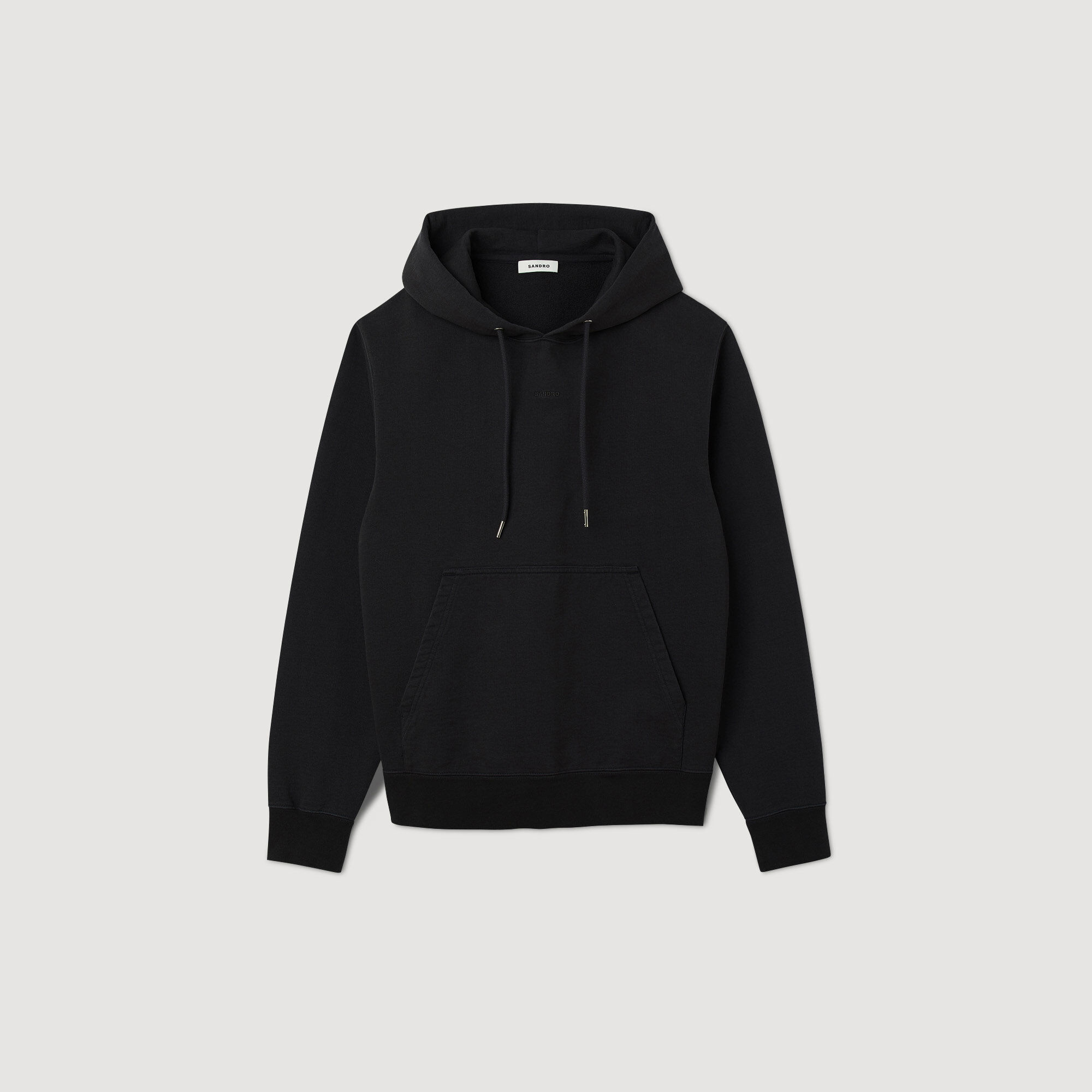 Men’s organic cotton embroidered hoodie