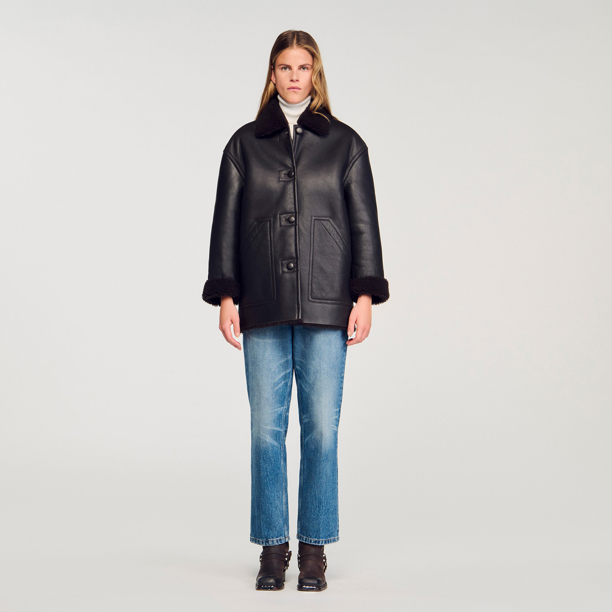 Shearling coat